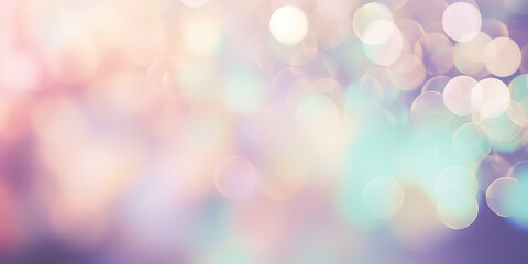 Obraz premium Pastel abstract bokeh background made with AI