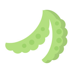Peas Flat Icon
