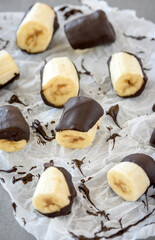 Choco banana bites 