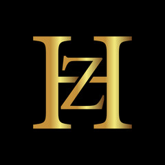 Luxury monogram business Logo design.

 