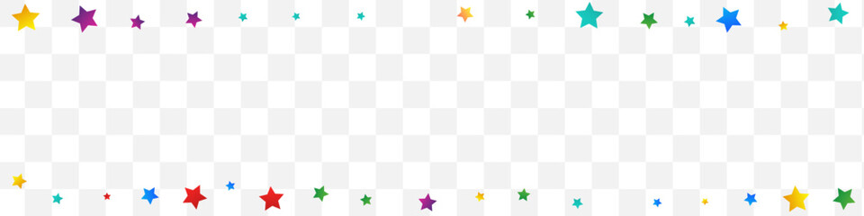 Rainbow Confetti Festive Vector Transparent