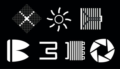 Icon for website development. Vector graphics