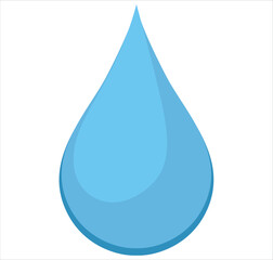 Water drop icon for developing websites and programs. Vector graphics