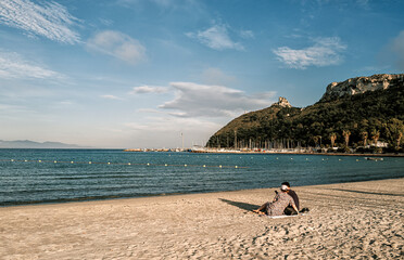 Poetto bveach, Cagliari, Sardinia