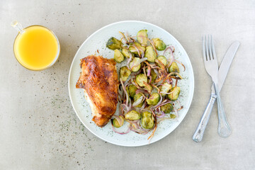 Chicken with vegetables 