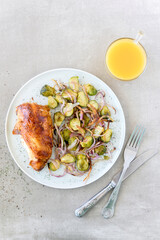 Chicken with vegetables 