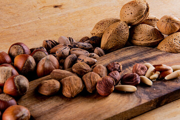Mixed nuts on the table_14