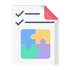 Design Strategy Flat Icon