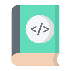 Coding Book Flat Icon