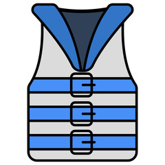 An icon design of lifejacket 