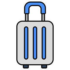 Vector design of trolley bag