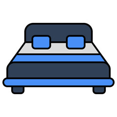 Premium download icon of bed