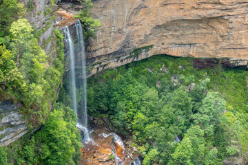 Katoomba Falls, Blue Mountains National Park, in the Greater Sydney Region New South Wales, Australia.