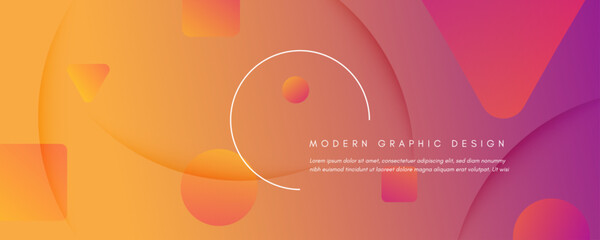 Gradient Background. Abstract Fluid Lines. Wave Futuristic Landing Page.