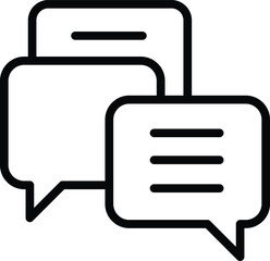 chat box, speech bubble icon vector illustration