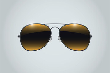 Aviator sunglasses illustration background. Bright lenses. Colorful.Aviator sunglasses illustration background. Police isolated sunglasses