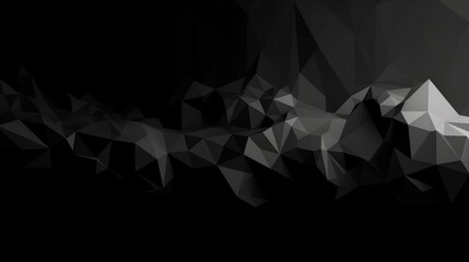 Minimalistic Low Polygon Background Design - Abstract Art - Generative AI