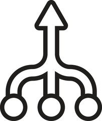 consolidation icon vector