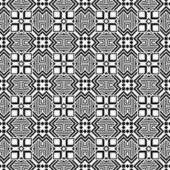 Vector seamless models. Modern stylish texture. Composition from regularly repeating geometrical element. Monochrome, simple. Vector illustrations.