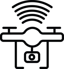 drone icon vector