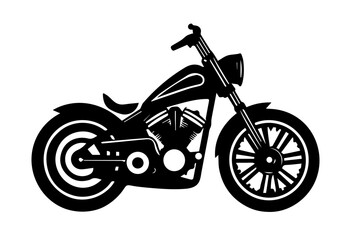 motorcycle side illustration logo © Mustafa