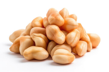 Butternuts On White Background. Generative AI