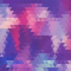 Obraz premium vector purple triangles background. layout for presentation