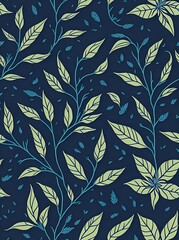 retro style illustration with floral pattern. created by ai