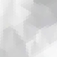Gray hexagons. Vector background. polygonal style. eps 10