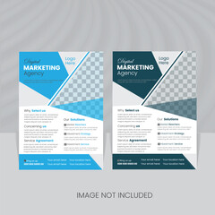 CREATIVE PROFESSIONAL BUSINESS FLYER DESIGN IN VECTOR.