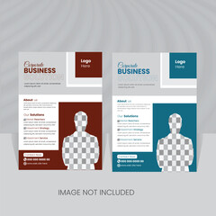 CREATIVE PROFESSIONAL BUSINESS FLYER DESIGN IN VECTOR.