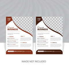 CREATIVE PROFESSIONAL BUSINESS FLYER DESIGN IN VECTOR.