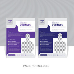 CREATIVE PROFESSIONAL BUSINESS FLYER DESIGN IN VECTOR.