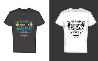 Baseball t-shirt  Design 