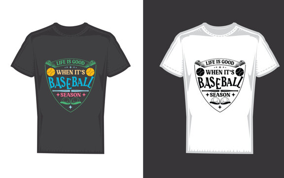 Baseball t-shirt  Design 