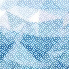 Geometric background. Presentation template. Vector background. polygonal style. Mosaic. Blue pebbles. eps 10