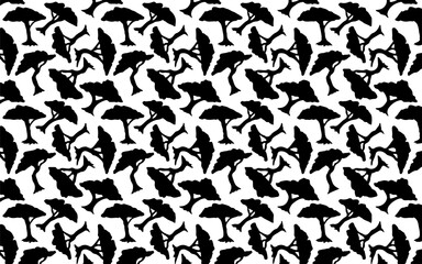 abstract single color Hand drawn collage background with vector and traditional fabric pattern