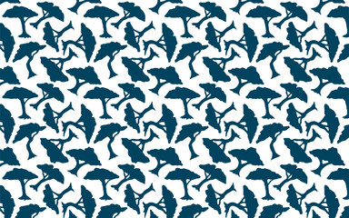 abstract Hand drawn collage background with vector and traditional fabric pattern