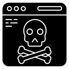Premium download icon of web hacking 