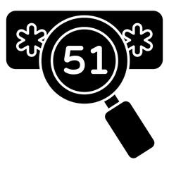 Fototapeta premium Modern design icon of search password 