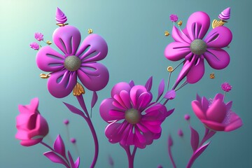 Flower wands - generative ai