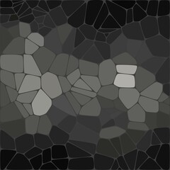 Geometric background. Presentation template. Vector background. polygonal style. Mosaic. Black pebbles. eps 10