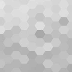 Gray hexagon background. Vector graphics. Presentation template. eps 10