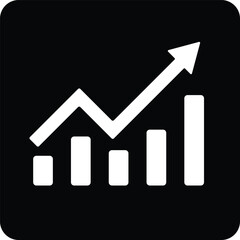 Business graph icon