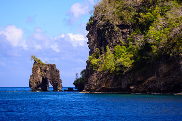 Movie set of Pirates of the Caribbean, Wallilabou Bay, Saint Vincent