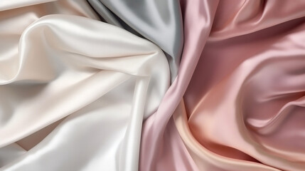 silk fabric material background