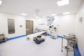 clean and empty operating room