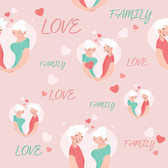 WebHot drinks and love concept. Young loving smiling couple man and woman standing holding cups mugs with hot tea or coffee enjoying time together vector illustration