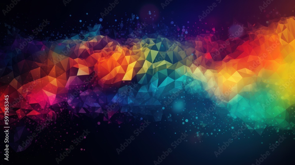 Poster abstract colorful background. generative ai