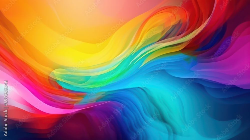 Poster abstract colorful background. generative ai